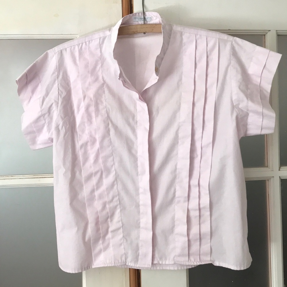 Henri James button down shirt size 12P baby pink